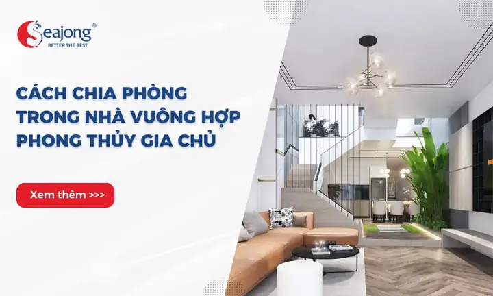 Cách Chia Phòng Trong Nhà Vuông