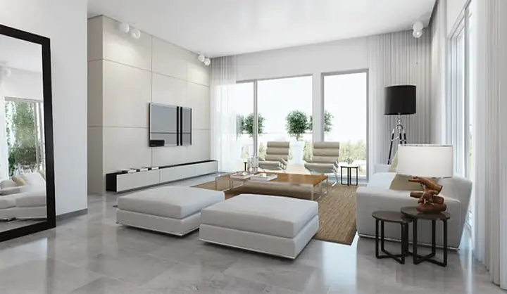 Cách Đặt Gương Trong Phòng Khách