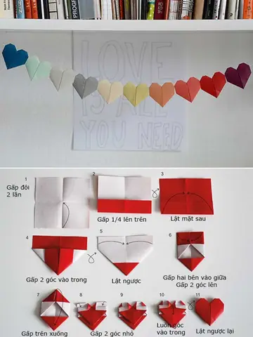 Cách Làm Đồ Trang Trí Phòng Bằng Giấy