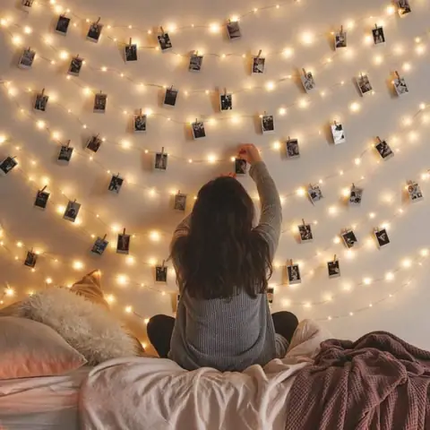 Cách Trang Trí Dây Đèn Treo Ảnh