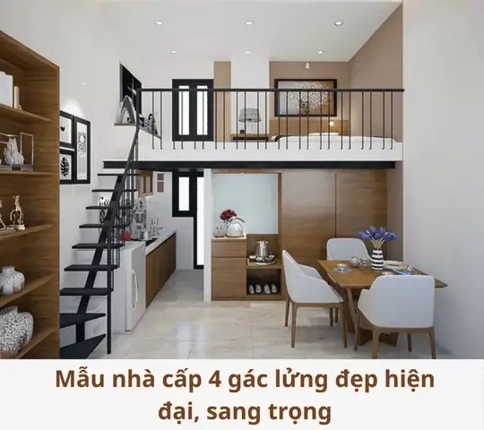 Cách Trang Trí Nhà Cấp 4 Có Gác Lửng
