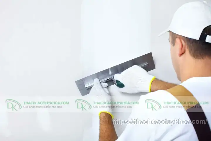 Cách Trét Bột Thạch Cao