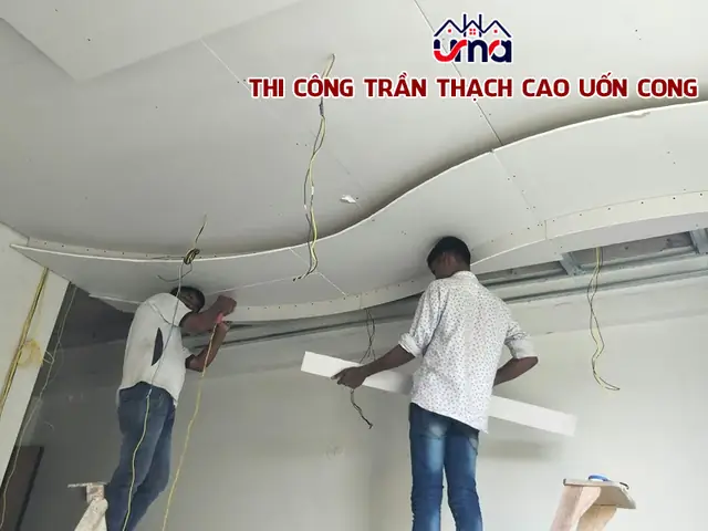Cách Uốn Cong Tấm Thạch Cao