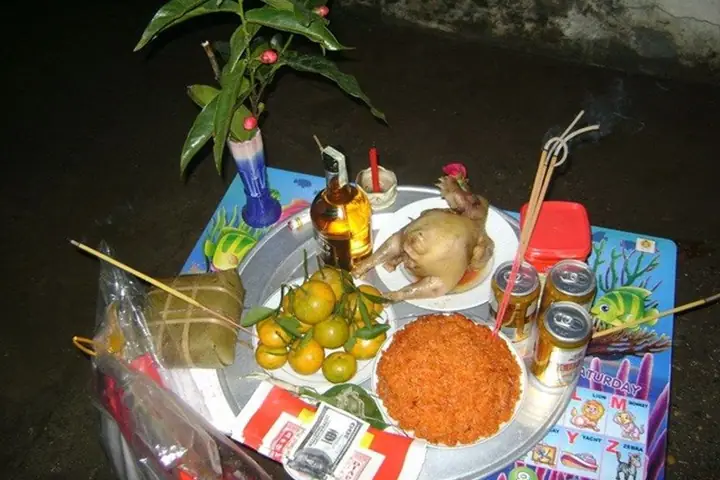 Cách Vái Cúng Giao Thừa Ngoài Trời