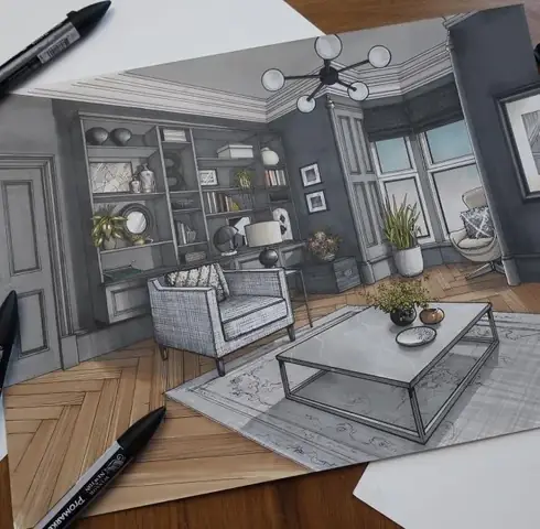 Cách Vẽ Thiết Kế Nội Thất