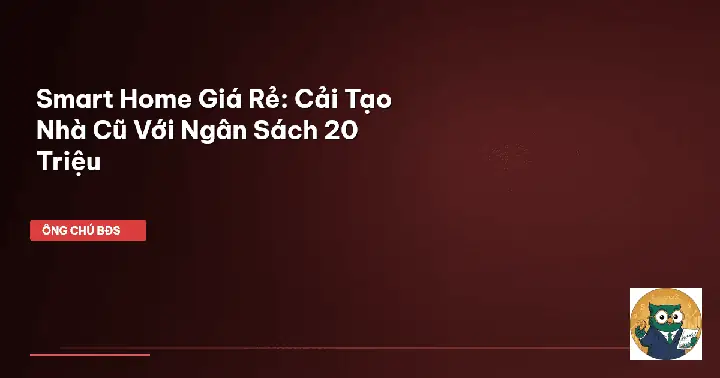 Cải Tạo Nhà Cũ Giá Rẻ