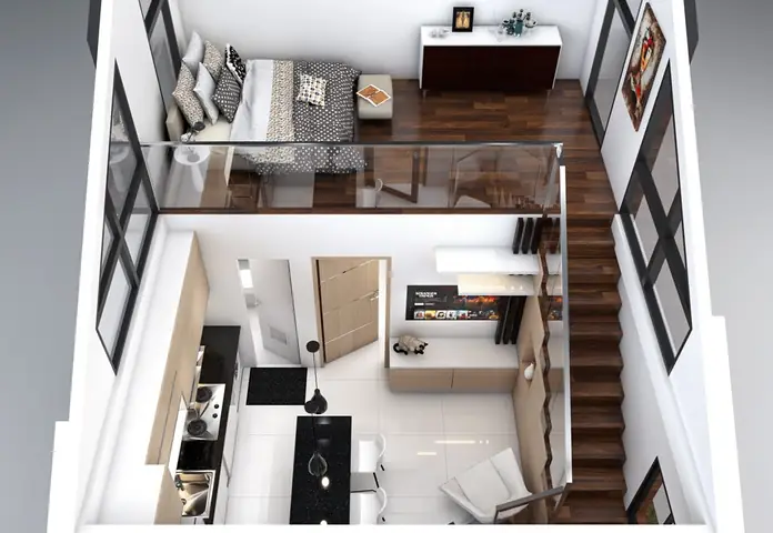 Căn Hộ Có Gác Lửng Hà Nội