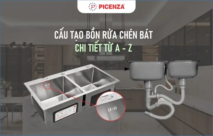 Cấu Tạo Bồn Rửa Chén
