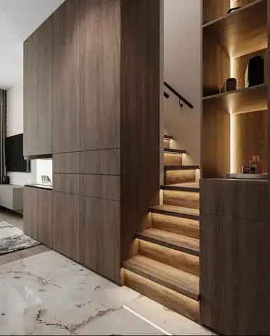 Cầu Thang Giữa 2 Phòng Ngủ