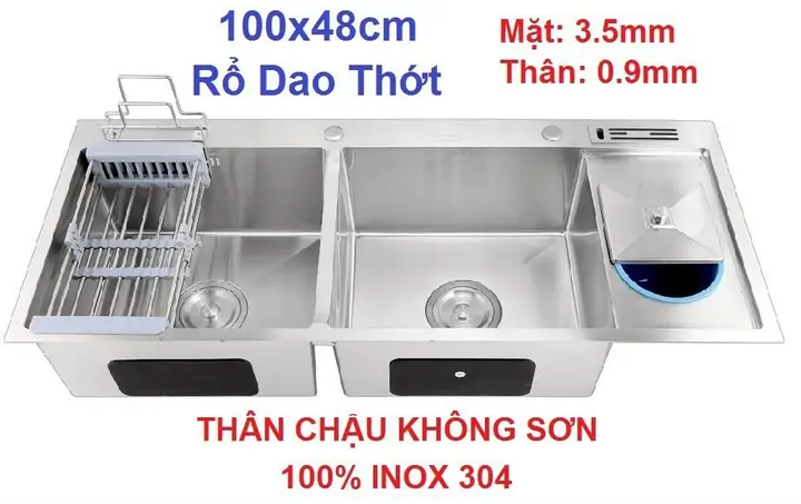 Chậu Rửa Bát Có Thùng Rác