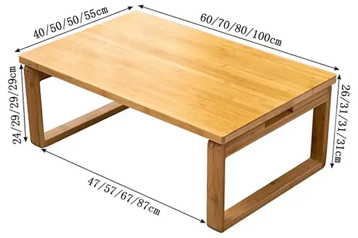 Chiều Cao Bàn Trà Nhật