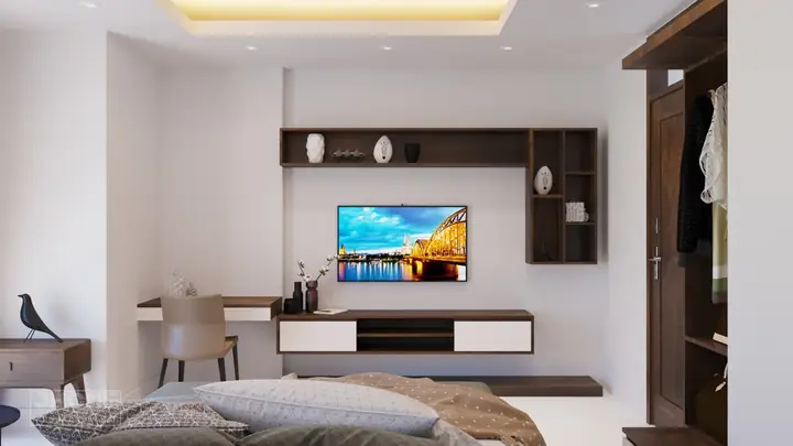 Chiều Cao Kệ Tivi Phòng Ngủ