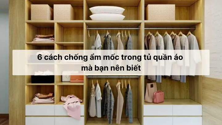 Chống Ẩm Mốc Cho Tủ Quần Áo
