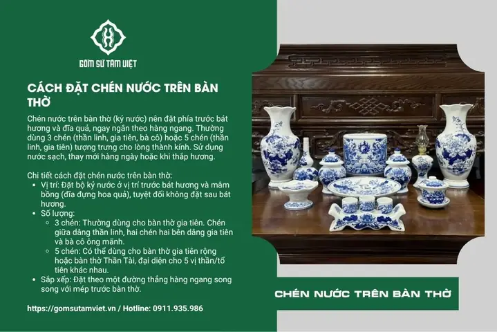 Chữ Đặt Trên Bàn Thờ