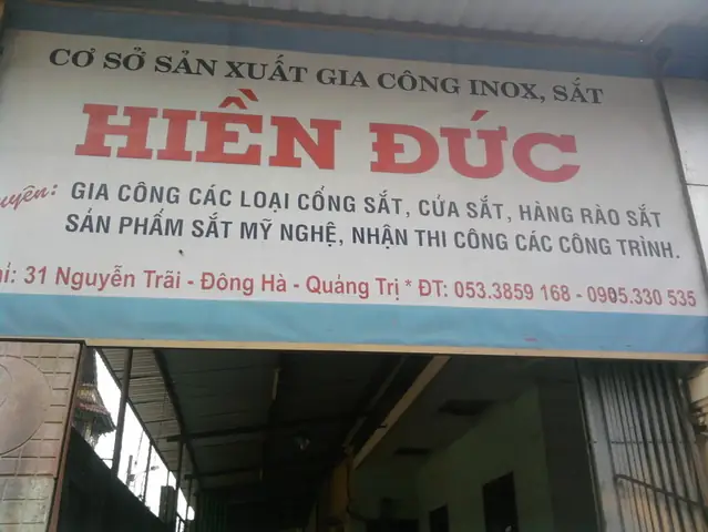 Cơ Sở Gia Công Inox Hiền