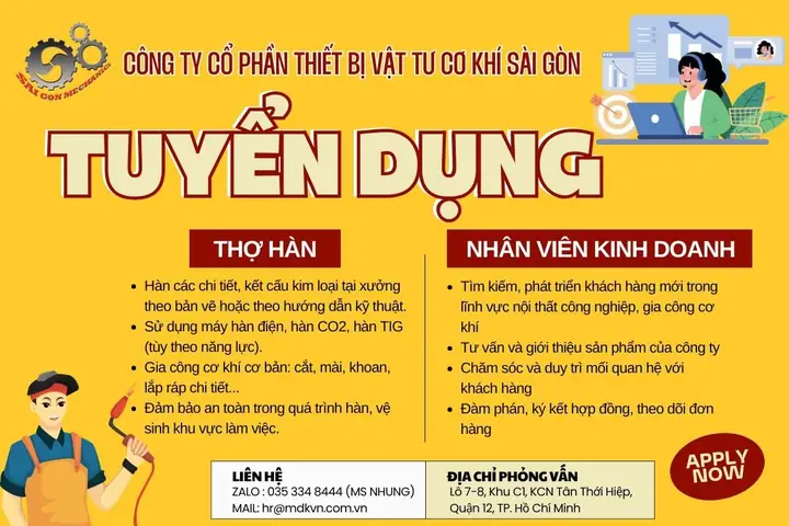 Công Ty Nội Thất Liên Minh Tuyển Dụng