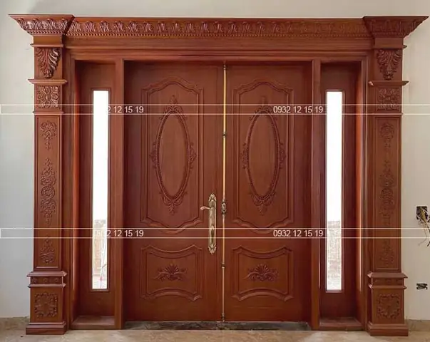 Cửa Gỗ Tự Nhiên 4 Cánh Đẹp