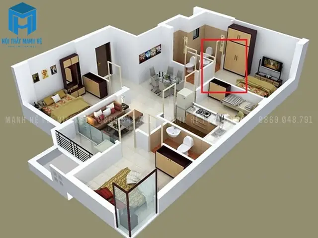 Đầu Giường Kê Sát Nhà Vệ Sinh