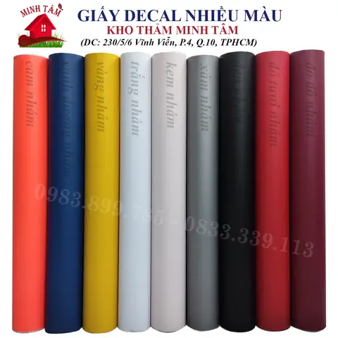 Decal Dán Tường 1 Màu