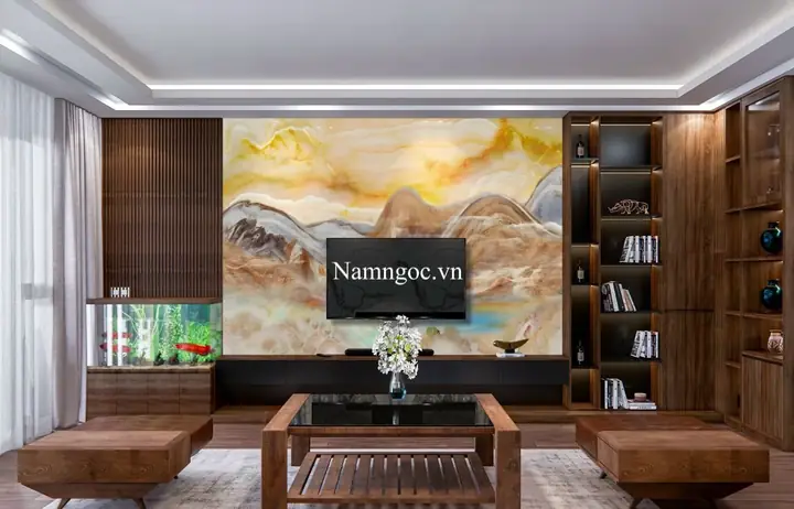 Decor Vách Tivi Phòng Khách