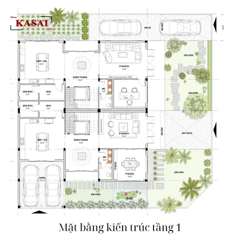 Đồ Án Thiết Kế Sân Vườn Biệt Thự