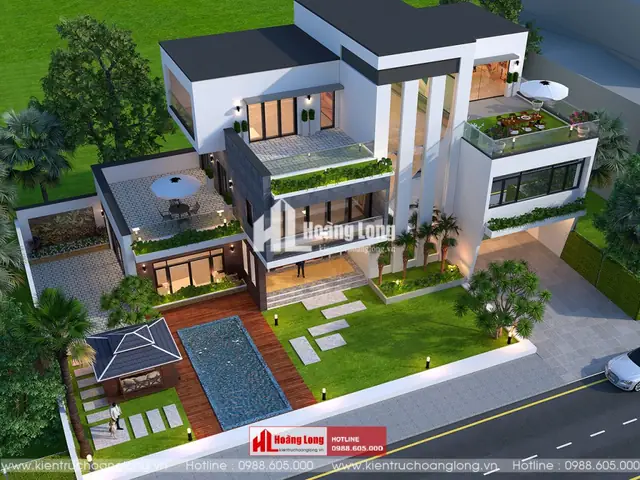 Đồ Án Thiết Kế Sân Vườn Biệt Thự