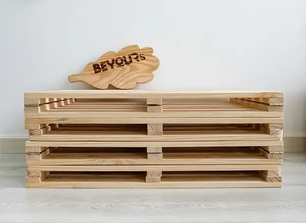 Đóng Giá Sách Bằng Gỗ Pallet