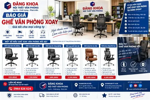 Ghế Văn Phòng Giá Tốt