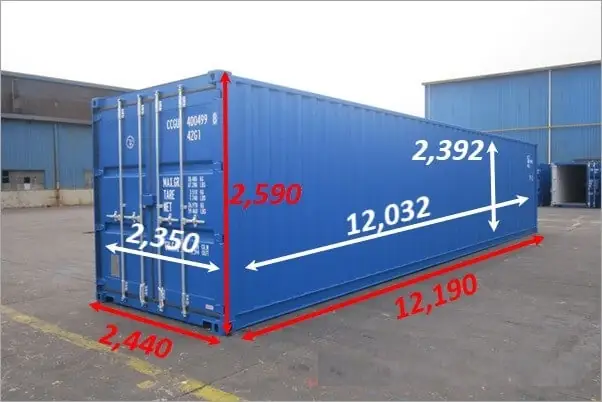 Giá Bán Container 40 Feet