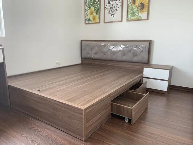 Giá Giường Ngủ Gỗ Công Nghiệp