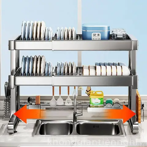 Giá Inox Để Chậu Rửa