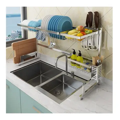 Giá Inox Để Chậu Rửa