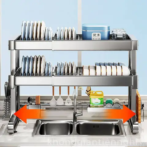 Giá Inox Để Chậu Rửa