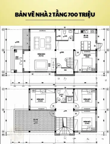 Giá Thiết Kế Nhà 2 Tầng