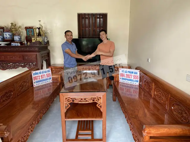 Giá Trường Kỷ Gỗ Hương