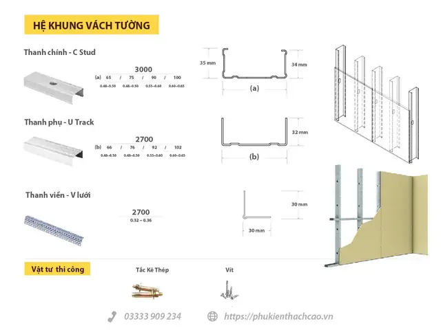 Giá V Lưới Thạch Cao