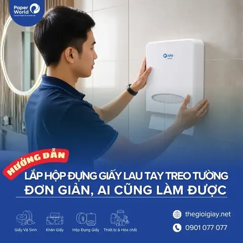 Giấy Dán Tường Lau Được