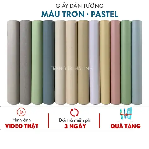 Giấy Dán Tường Màu Trơn