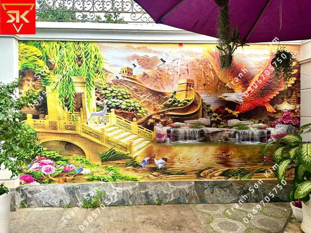 Giấy Dán Tường Tranh 3d Giá Bao Nhiêu