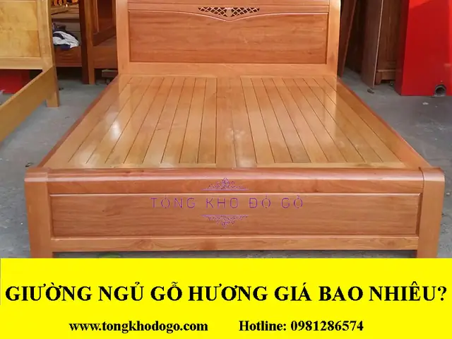 Giường Gỗ Hương Giá Bao Nhiêu