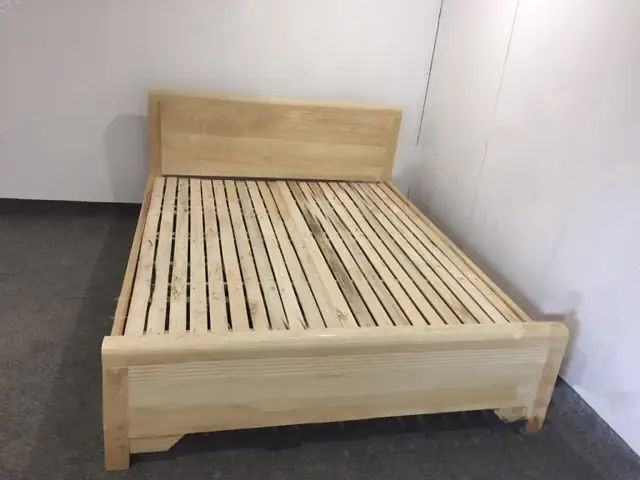 Giường Gỗ Sồi Hà Nội