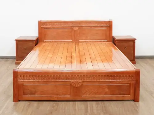 Giường Gỗ Sồi Mỹ 1m8