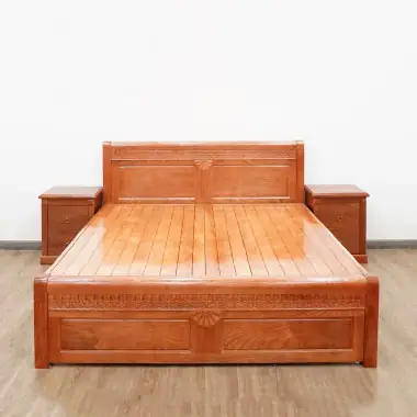 Giường Gỗ Sồi Mỹ 1m8