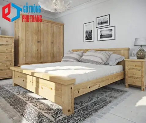Giường Gỗ Thông Có Tốt Không