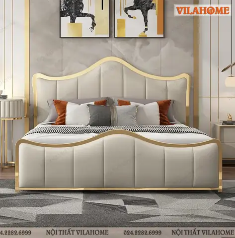 Giường Ngủ Bọc Nệm Giá Rẻ