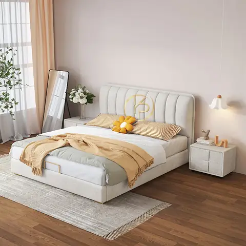 Giường Ngủ Bọc Nệm Giá Rẻ
