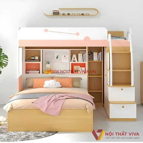 Giường Ngủ Gỗ Melamine Giá Rẻ