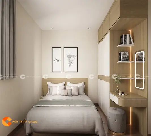 Giường Ngủ Kết Hợp Bàn Trang Điểm