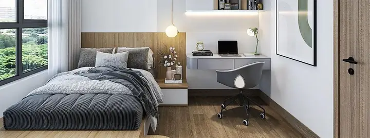 Giường Ngủ Kết Hợp Bàn Trang Điểm