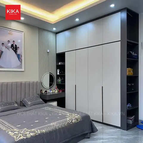 Giường Ngủ Kết Hợp Bàn Trang Điểm